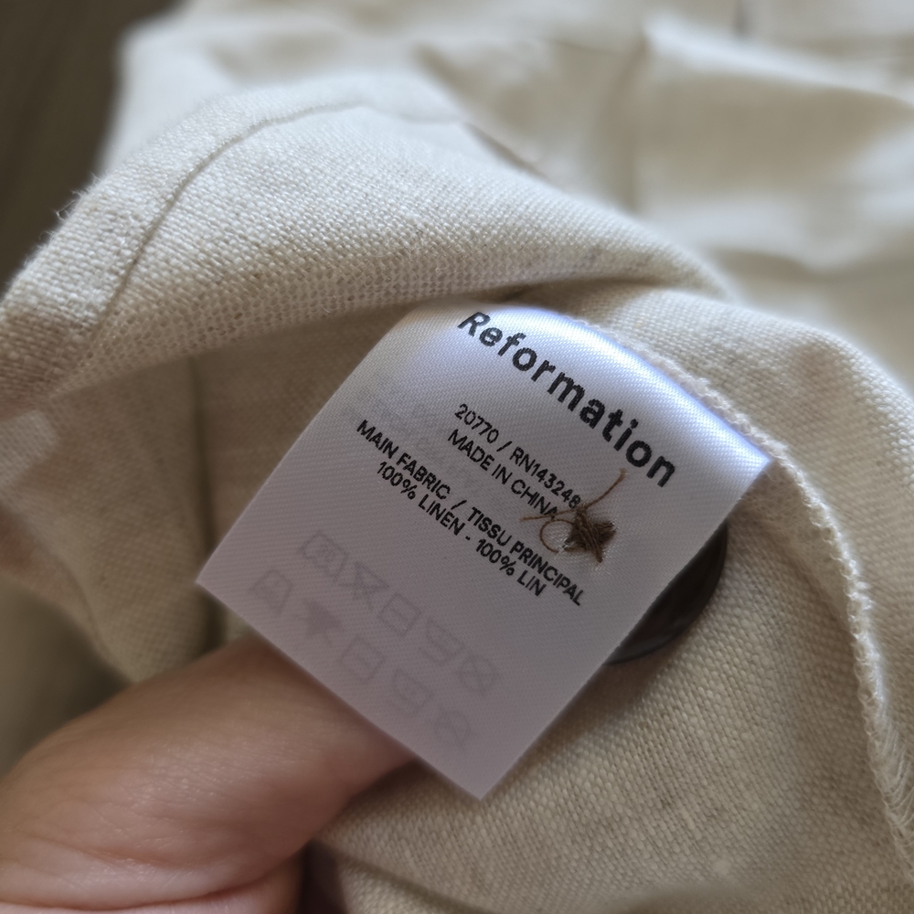 NWT Reformation Maeve Linen Skirt - Picture 8 of 12